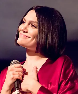 Jessie J, photo by File:Jessie J performing live at The Peppermint Club 05.jpg: Justin Higuchi derivative work: Begoon